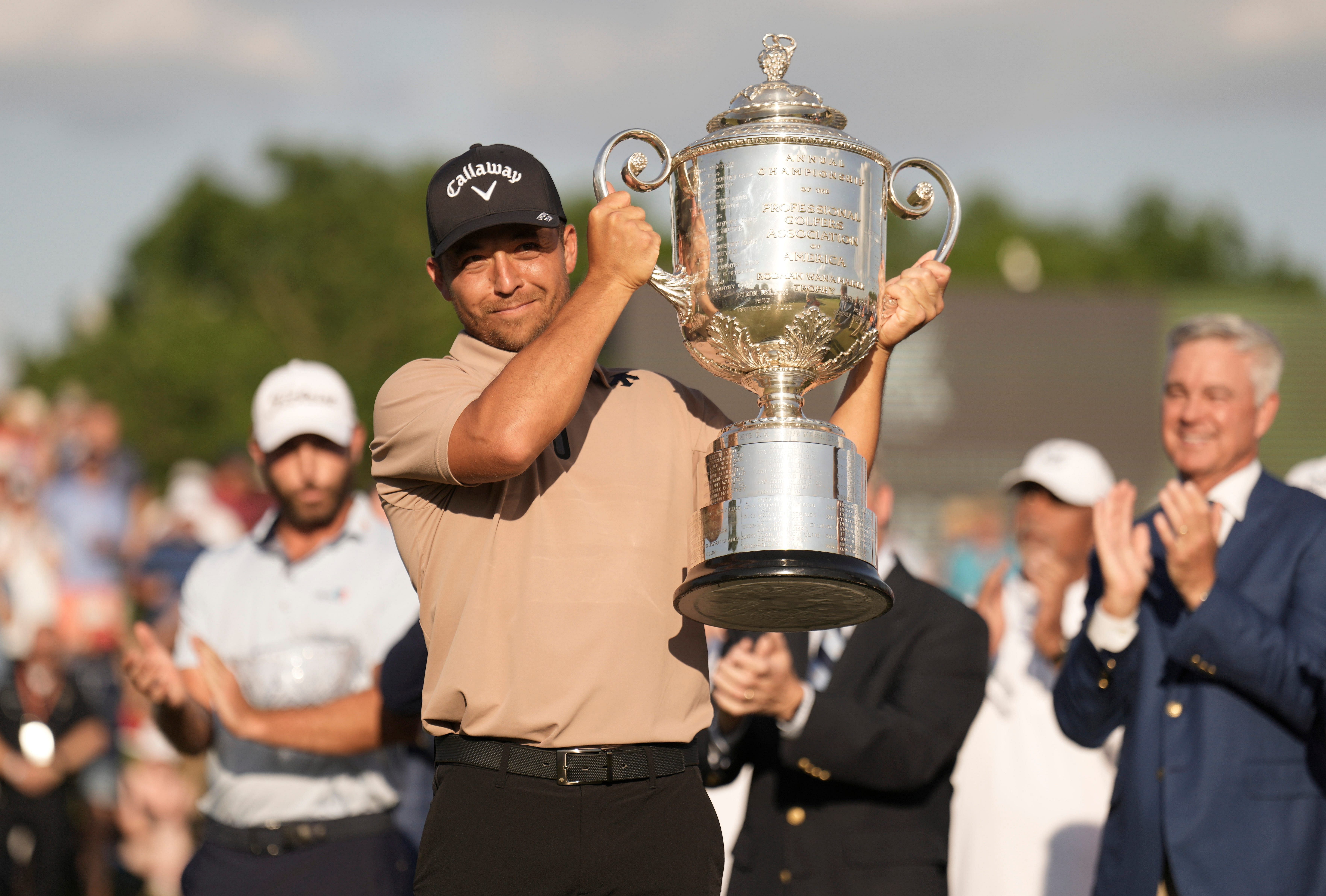Xander Schauffele after winning PGA Championship Syndication: The Courier-Journal - Source: Imagn